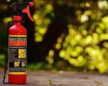 Red Fire Extinguisher