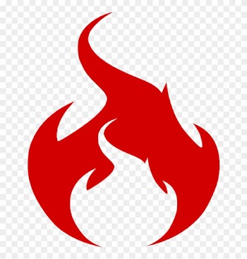Red Fire Flame Logo