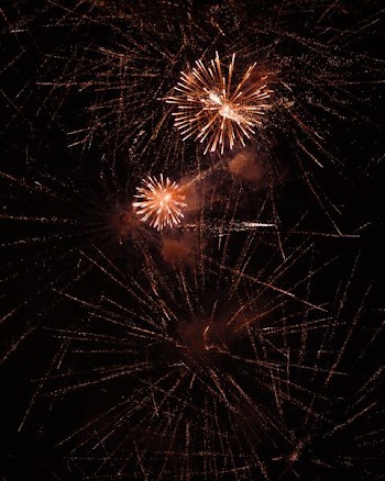 red firework