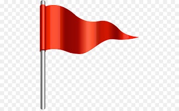 Red flag Clip art - Small red flag 