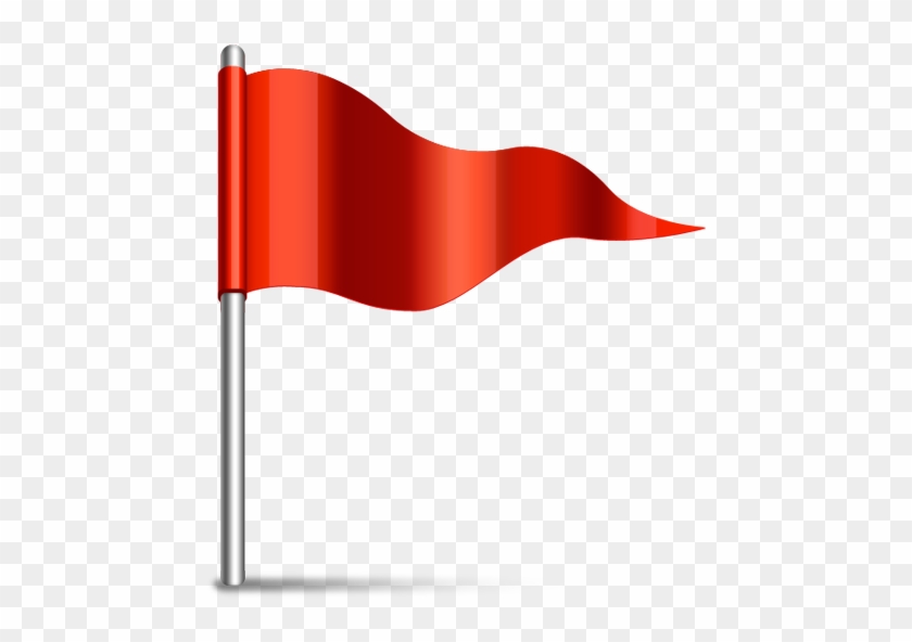Red Flag Icon Psd - Red Flag Icon Transparent Background