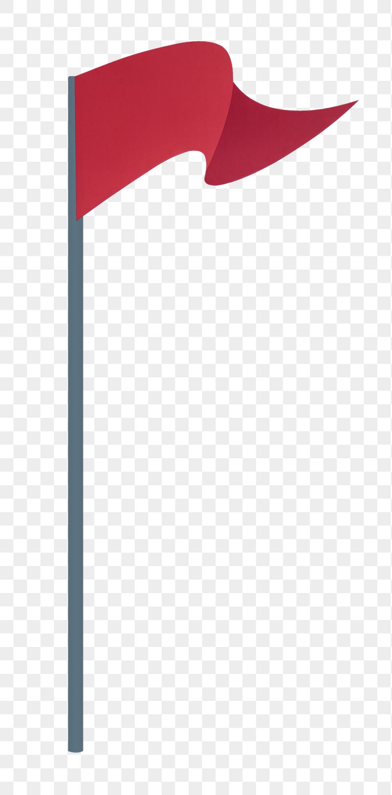 Red flag png sticker, transparent | Free PNG - rawpixel