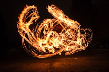 red flame