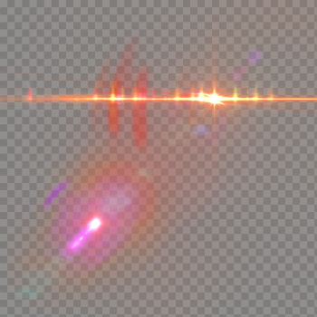 Red Flare PNG Photo