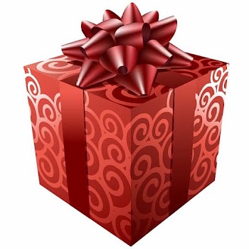 Red floral gift box art, Christmas gift Christmas tree , Red Gift with Red Ribbon transparent background PNG clipart
