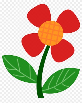 Red Flower Clipart Fower - Flower Clip Art Png