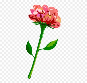 Red, Flower, Flowers, Cartoon, Plant, Vine, Leaves - Flower Border Clip Art