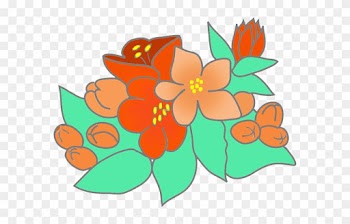 Red Flowers With Leaves And Flower Buds - Desert Rose