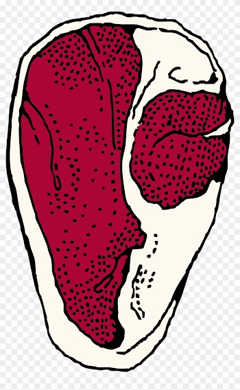Red, Food, Steak, Beef, Meat, Prime, Rib, Bbq, - Prime Rib Clipart