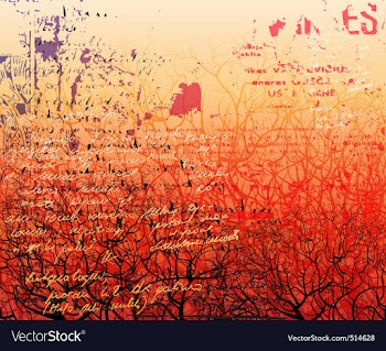 Red forest vector image