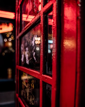 Red Framed Door