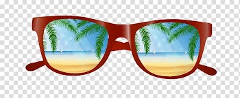 Red framed sunglasses , Beach Computer file, Sunglasses transparent background PNG clipart