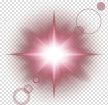 Red fresh shine light effect element transparent background PNG clipart