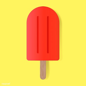 Red Frozen Ice Cream with Wooden Stick Vector.. | Free stock vector - 390641