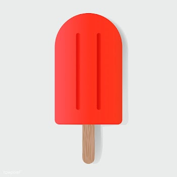 Red Frozen Ice Cream with Wooden Stick Vector.. | Free stock vector - 390725