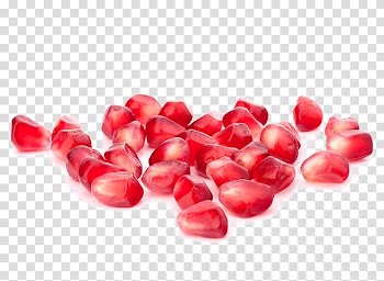 Red fruits illustration, Pomegranate Fruit, Red pomegranate seeds transparent background PNG clipart