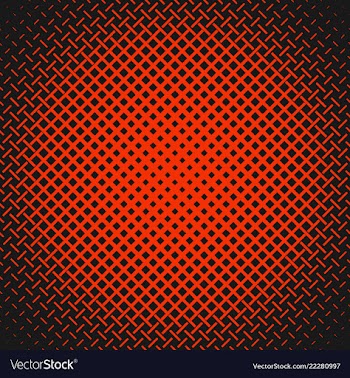 Red geometric abstract halftone pattern vector image