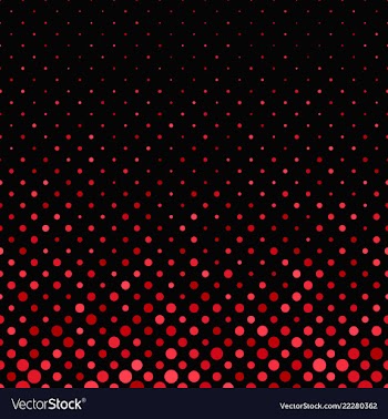Red geometric circle pattern background from vector image