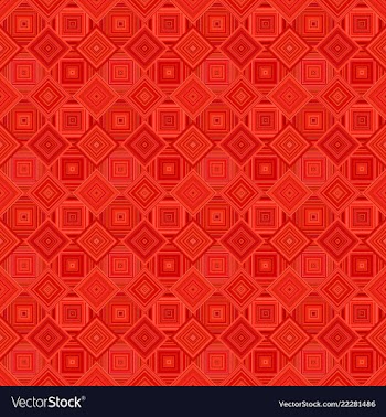 Red geometric diagonal square pattern - tile vector image