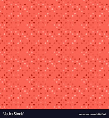 Red geometrical abstract seamless circle pattern vector image