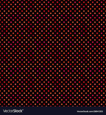 Red geometrical seamless dot pattern background vector image