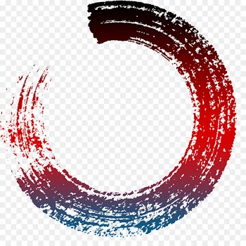 Red Geometry Geometric shape Circle - Graffiti 