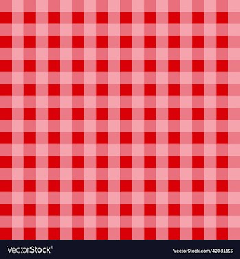 red gingham tablecloth pattern