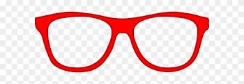 Red Glasses Frames Clipart