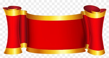 Red Gold Banner Png Clip Art Image - Ribbon Banner Png