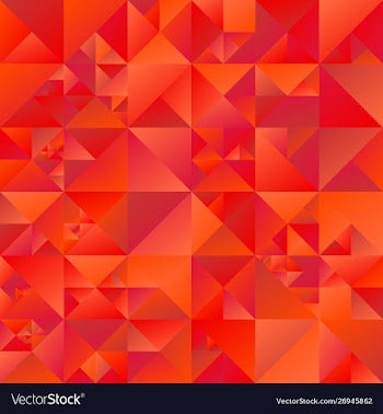 Red gradient abstract triangle background design vector image