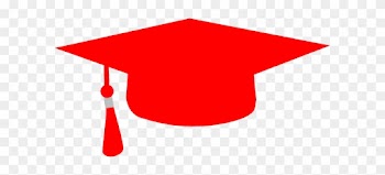 Red Graduation Cap Clipart