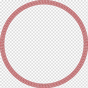 Red Greek key circle illustration, M.U.G.E.N Character Sprite Google Sites Nintendo Entertainment System, Circular border transparent background PNG clipart