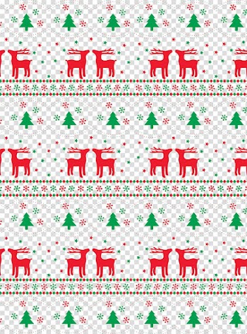 Red, green, and blue Christmas-themed illustration, Christmas Hoodie Texture mapping Pattern, Christmas shading pattern elements transparent background PNG clipart