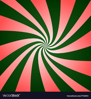 Red green twirl design vector image