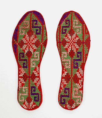 red ground, cross stitched design | Free Photo - rawpixel