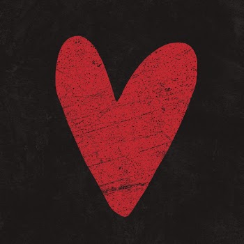 Red grunge heart clipart, black | Free PSD - rawpixel