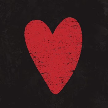 Red grunge heart clipart, black | Free Vector - rawpixel