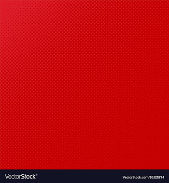 Red halftone dot pattern background - design from vector image