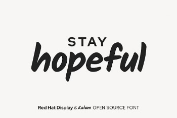 Red Hat Display & Kalam | Free Font Add-on - rawpixel
