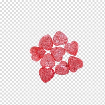 Red heart candies, Candy Dessert Screenshot, candy transparent background PNG clipart