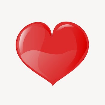 Red heart clipart, Valentine's Day | Free Vector - rawpixel