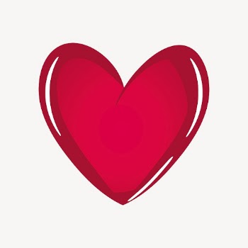 Red heart clipart, Valentine's illustration | Free PSD - rawpixel