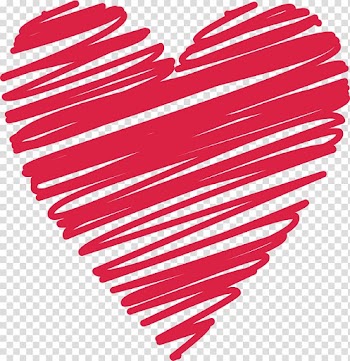 Red heart graphic art, GOT7 Motif, Graffiti transparent background PNG clipart