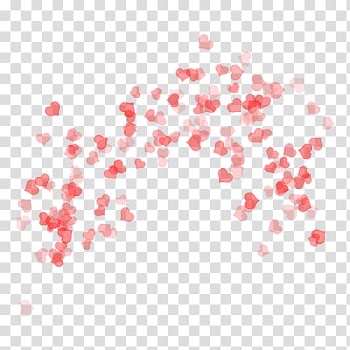 Red heart graphic lot illustration, Bokeh Drawing Heart, bokeh transparent background PNG clipart