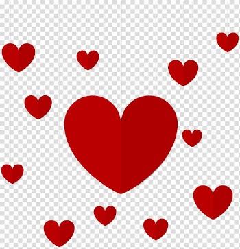 Red heart hanging decor , Heart , Hanging Hearts Decor transparent background PNG clipart