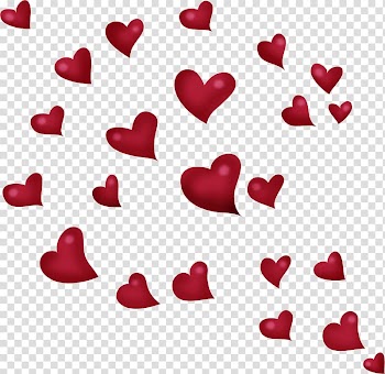 Red heart illustration, Flight , Flying Hearts Tanabata transparent background PNG clipart