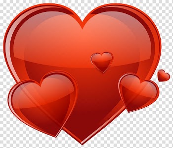 Red heart illustration, Heart , Hearts transparent background PNG clipart