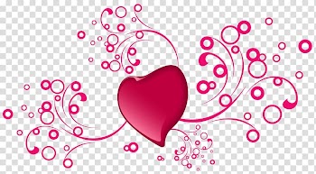 Red heart illustration, Heart Pink Valentine's Day Petal Pattern, Valentine's Day Decorative Heart transparent background PNG clipart