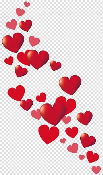 Red heart illustration, Heart Valentine's Day , Little Hearts transparent background PNG clipart