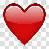 Red heart logo transparent background PNG clipart